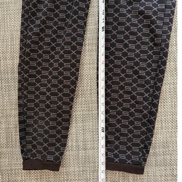 SAVAGE X FENTY Forever Savage Hooded Jumpsuit Black Caviar Monogram Print M - Picture 8 of 8